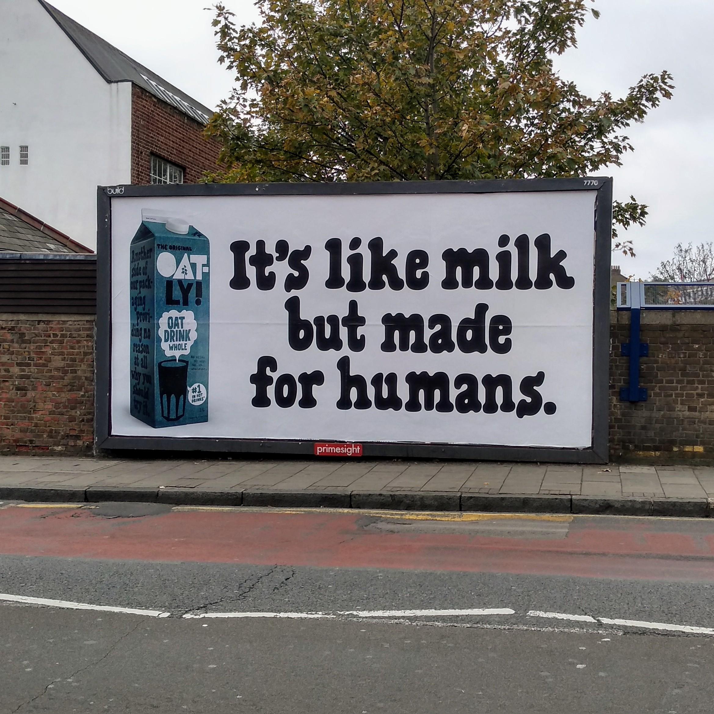Oatly launches its biggest ever 'nonsensical' UK OOH campaign UniLED